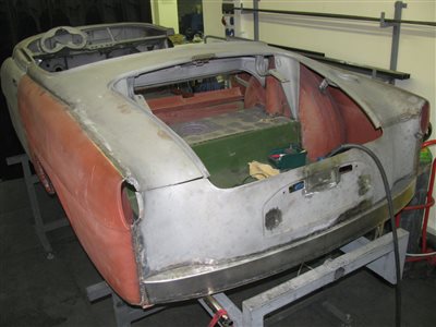 Heckbereich des Wagens